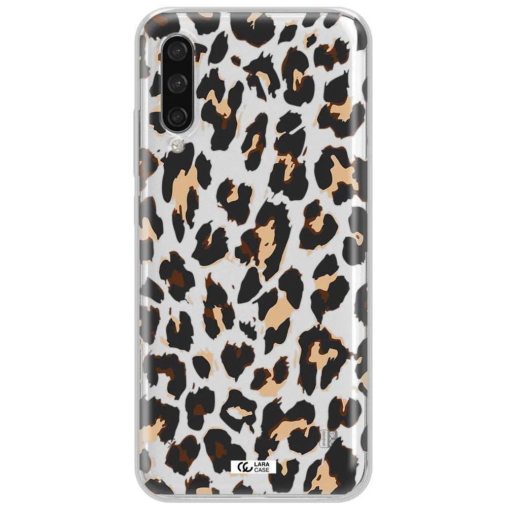 Leopard Print Xiaomi Mi A3 Clear Tpu Case