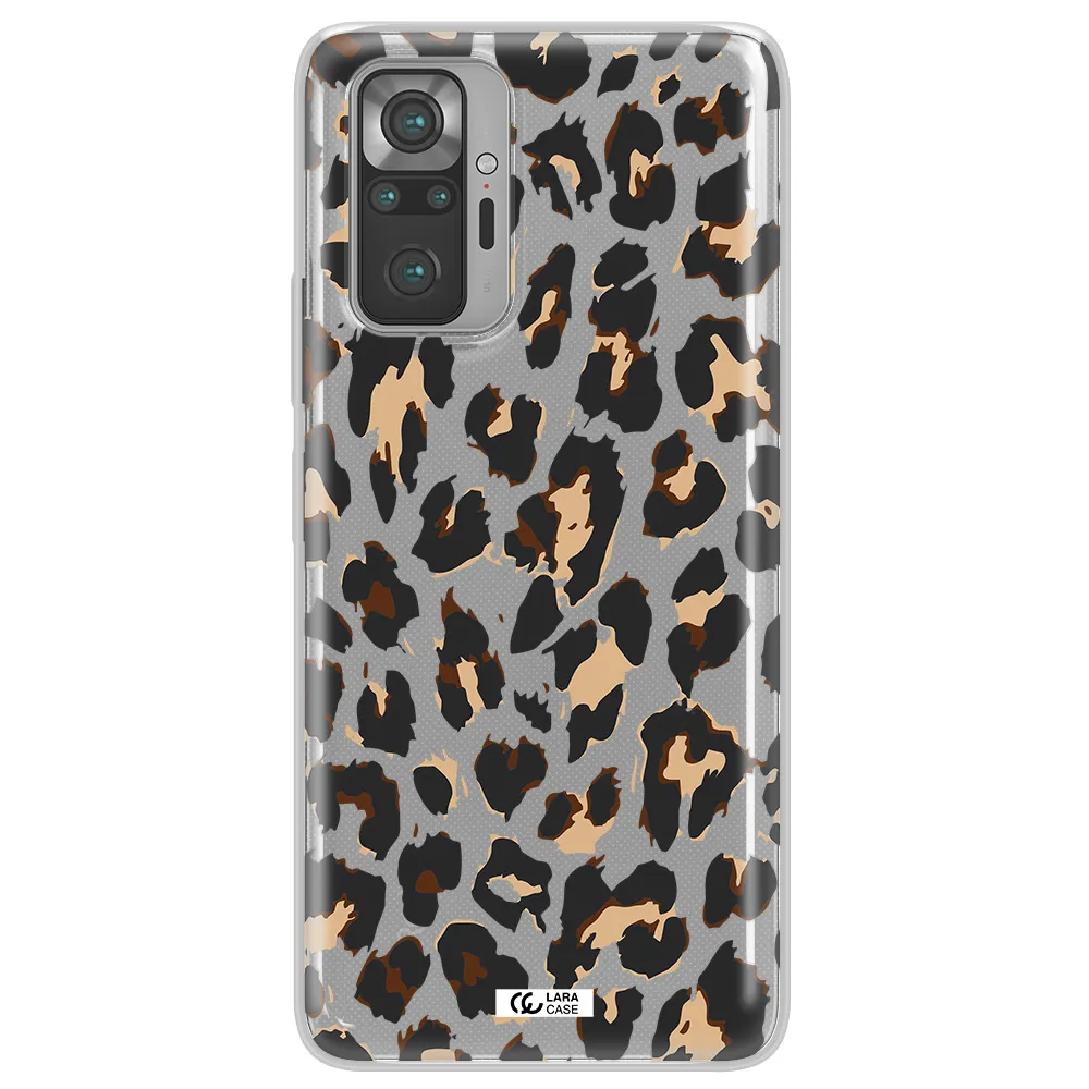 Leopard Print Xiaomi Note 10 Pro Clear TPU Case