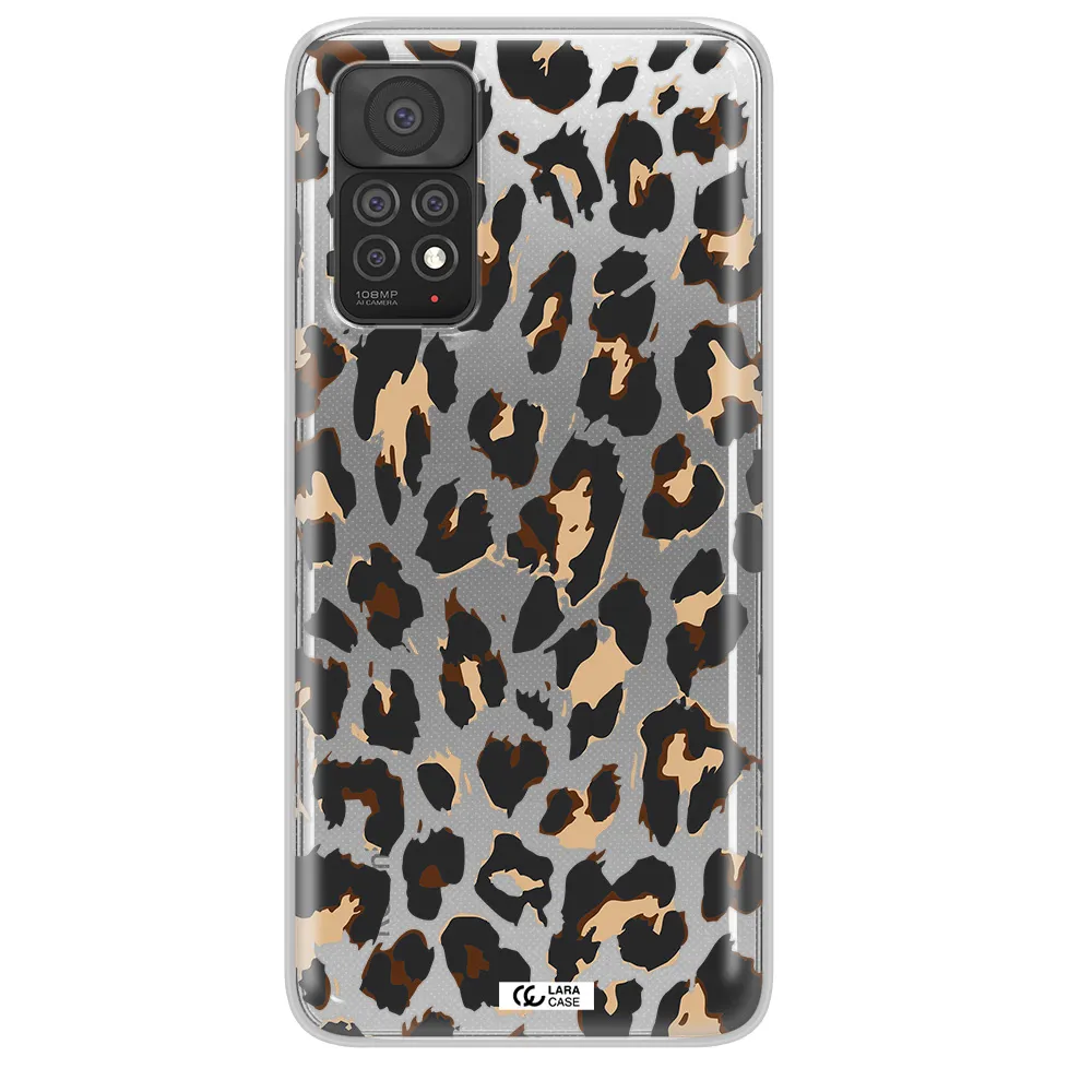 Leopard Print Xiaomi Note 11 Pro Clear TPU Case