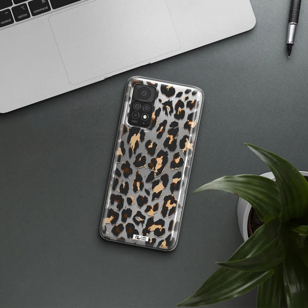 Leopard Print Xiaomi Note 11 Pro Clear TPU Case