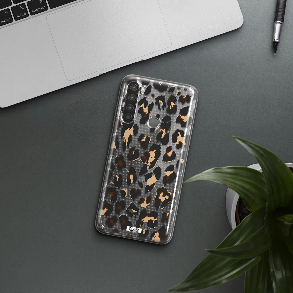 Leopard Print Xiaomi Note 8 Clear TPU Case