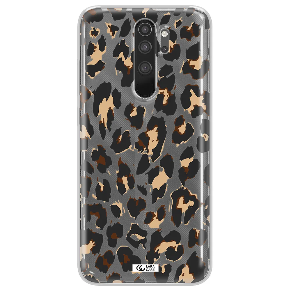 Leopard Print Xiaomi Note 8 Pro Clear TPU Case
