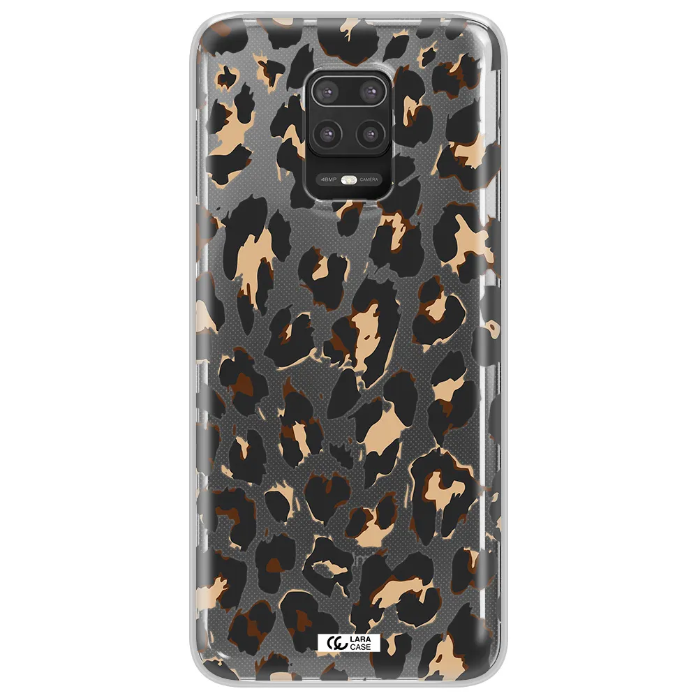 Leopard Print Xiaomi Note 9S Clear TPU Case