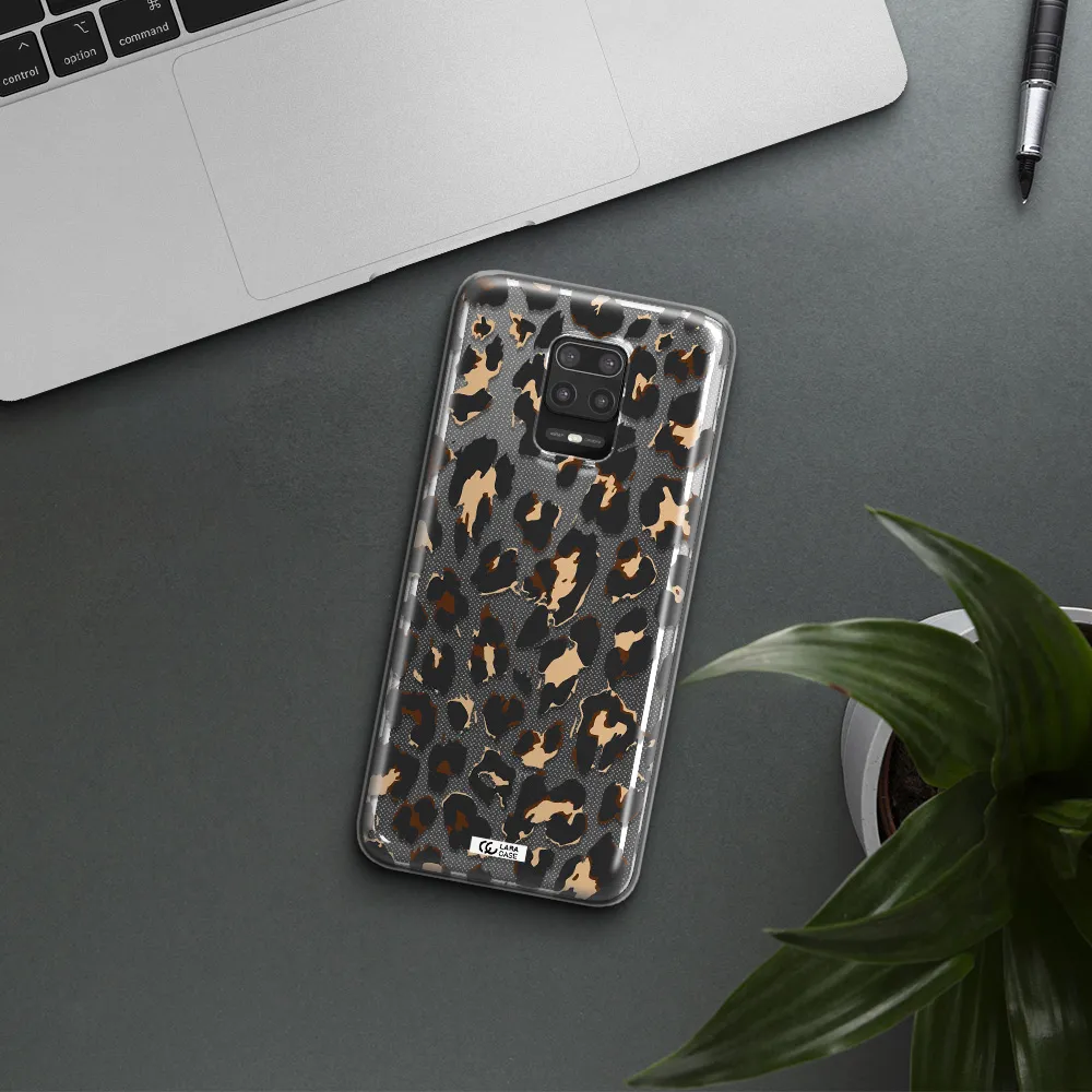 Leopard Print Xiaomi Note 9S Clear TPU Case