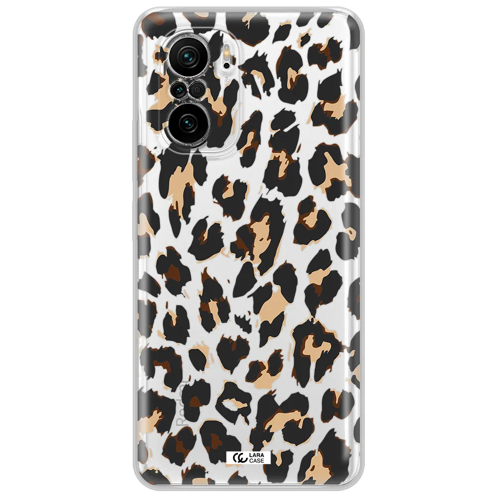 Leopard Print Xiaomi Poco F3 Clear Tpu Case