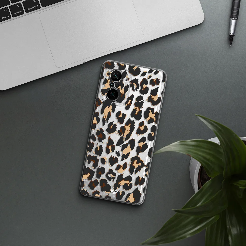 Leopard Print Xiaomi Poco F3 Clear Tpu Case