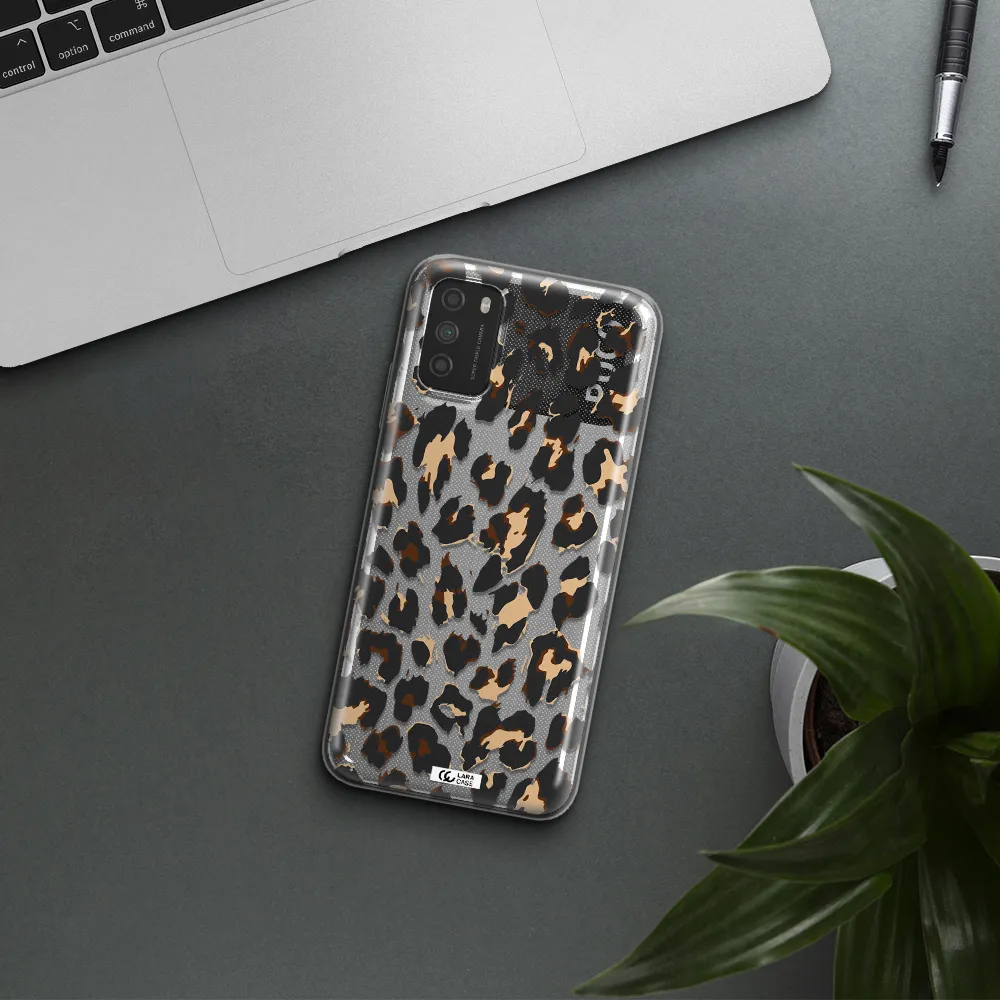 Leopard Print Xiaomi Poco M3 Clear TPU Case