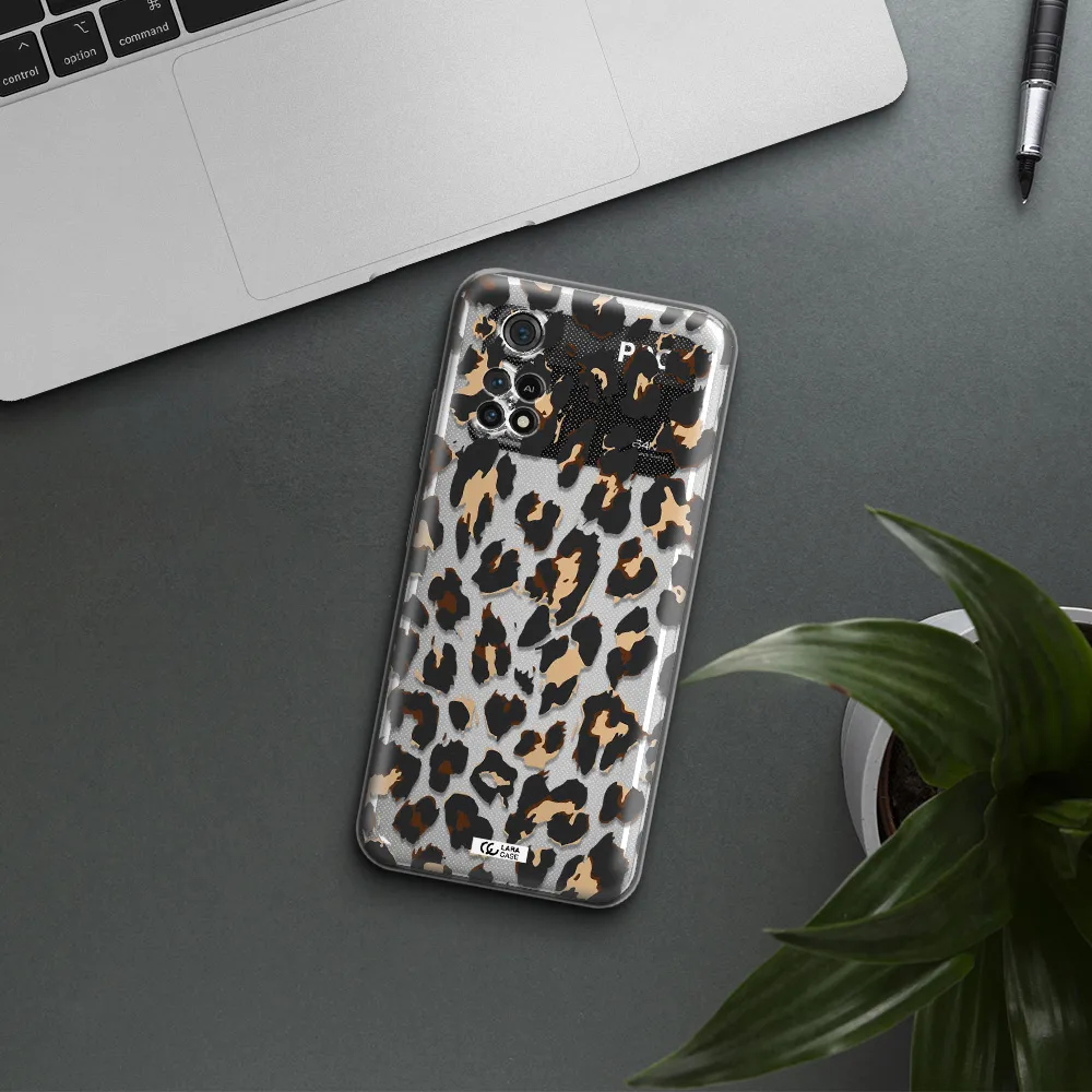 Leopard Print Xiaomi Poco M4 Pro 4G Clear Tpu Case