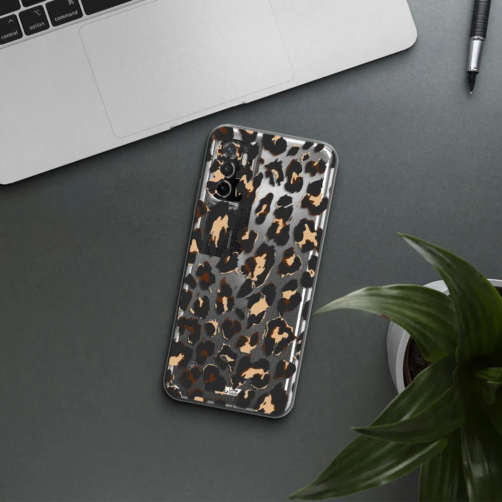 Leopard Print Xiaomi Poco M4 Pro 5G Clear Tpu Case