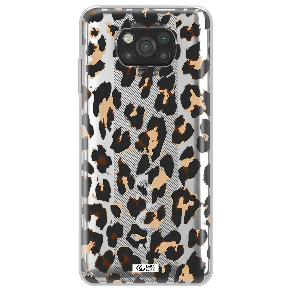 Leopard Print Xiaomi Poco X3 Clear TPU Case