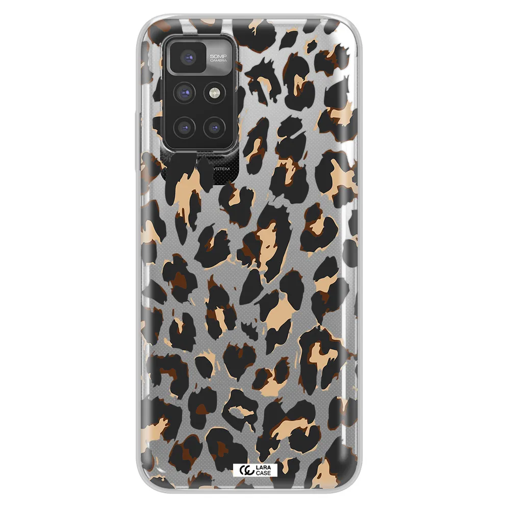 Leopard Print Xiaomi Redmi 10 Clear TPU Case