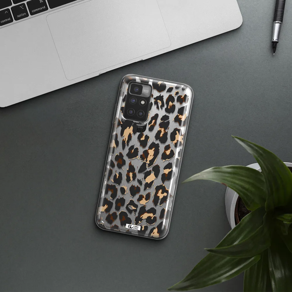 Leopard Print Xiaomi Redmi 10 Clear TPU Case