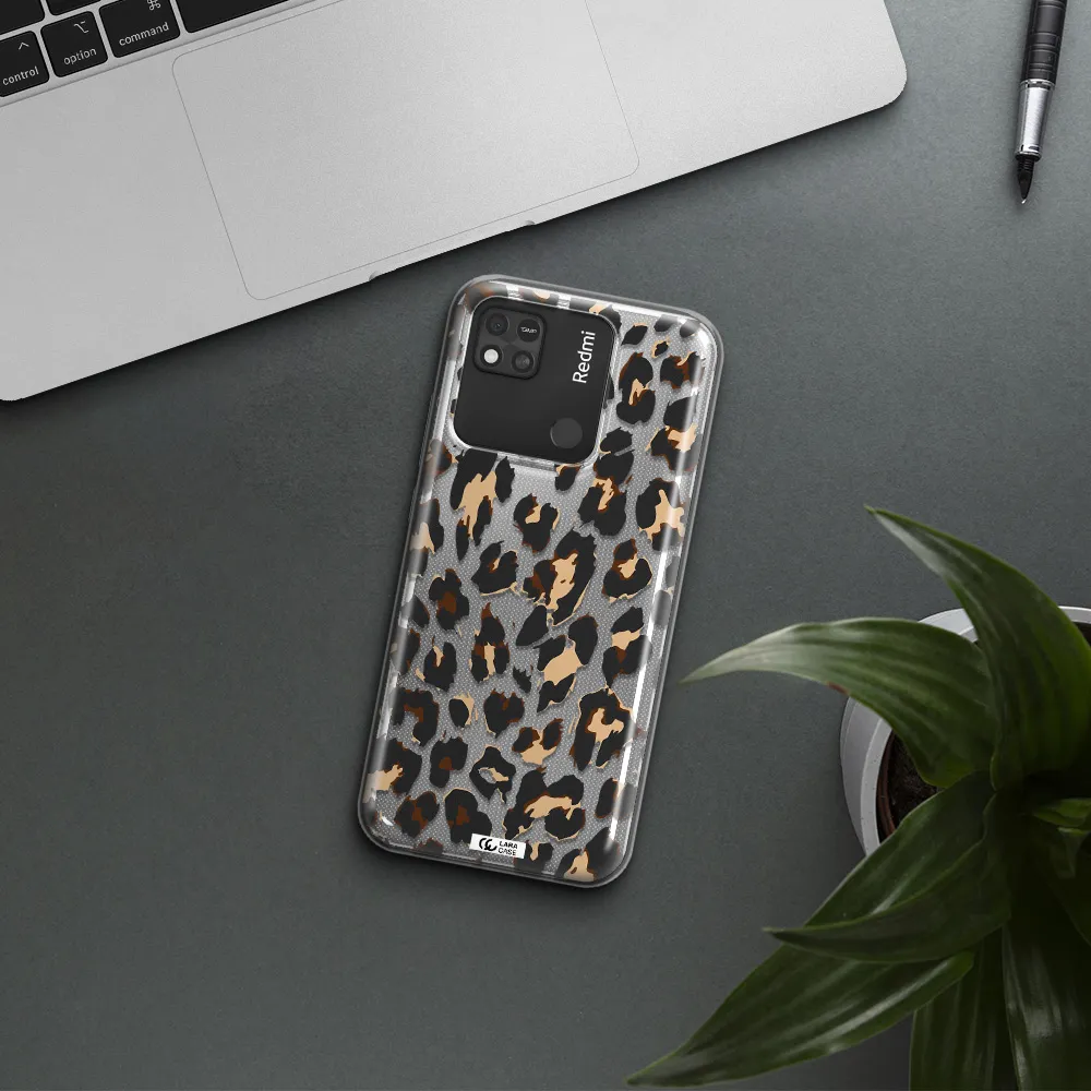 Leopard Print Xiaomi Redmi 10A Clear TPU Case