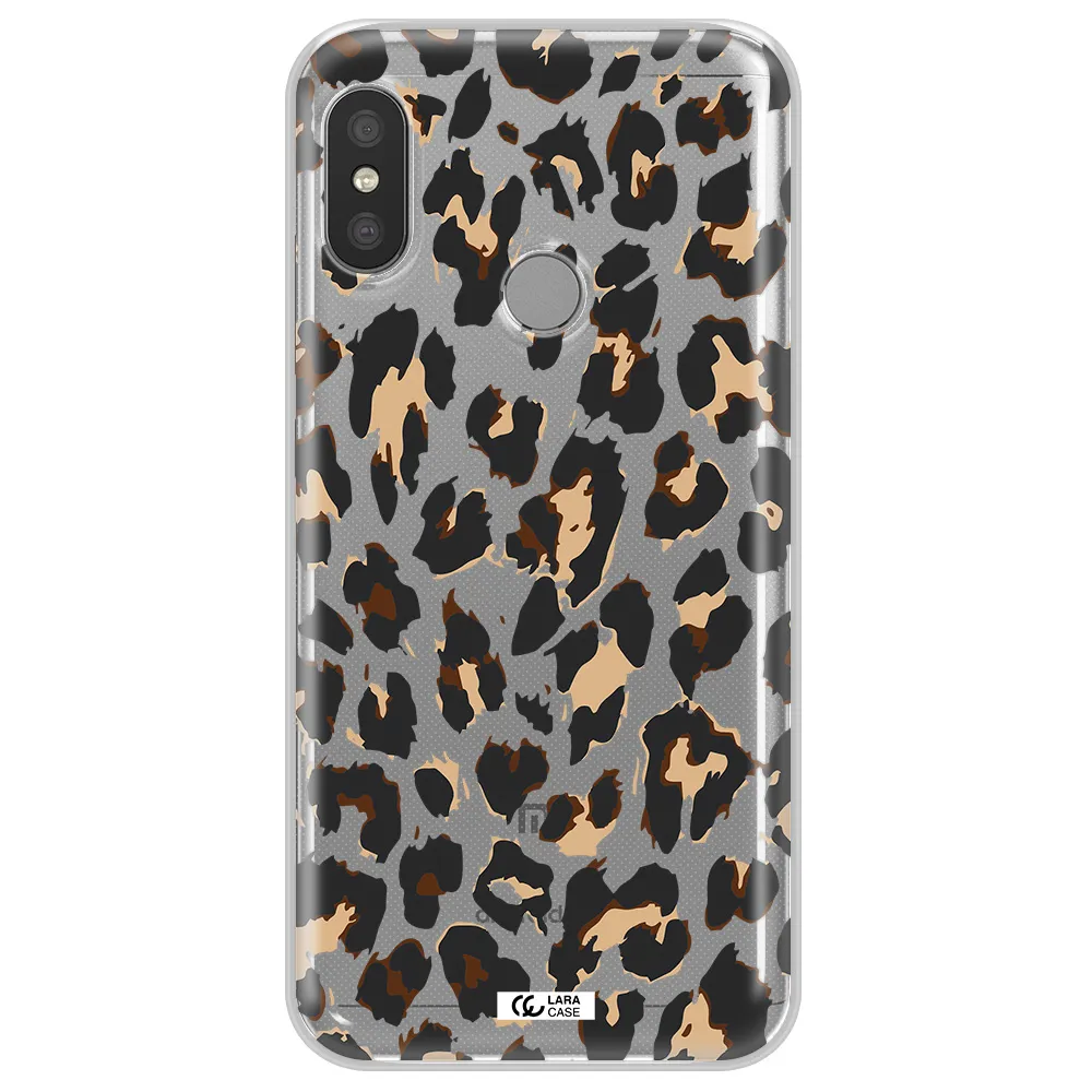 Leopard Print Xiaomi Redmi 6 Pro Clear TPU Case