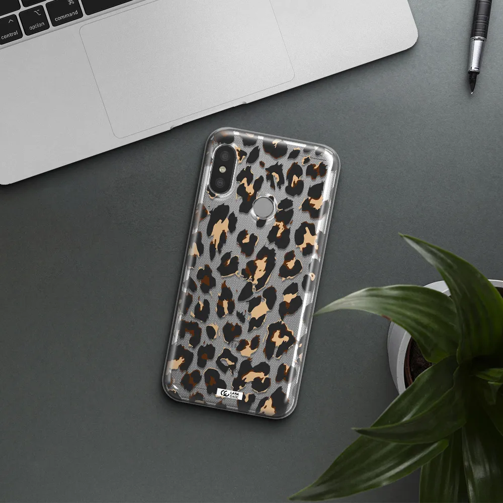 Leopard Print Xiaomi Redmi 6 Pro Clear TPU Case