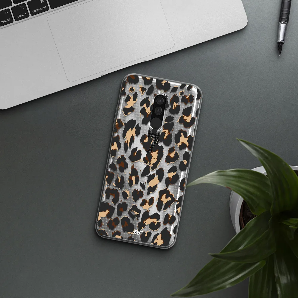 Leopard Print Xiaomi Redmi 8 Clear Tpu Case