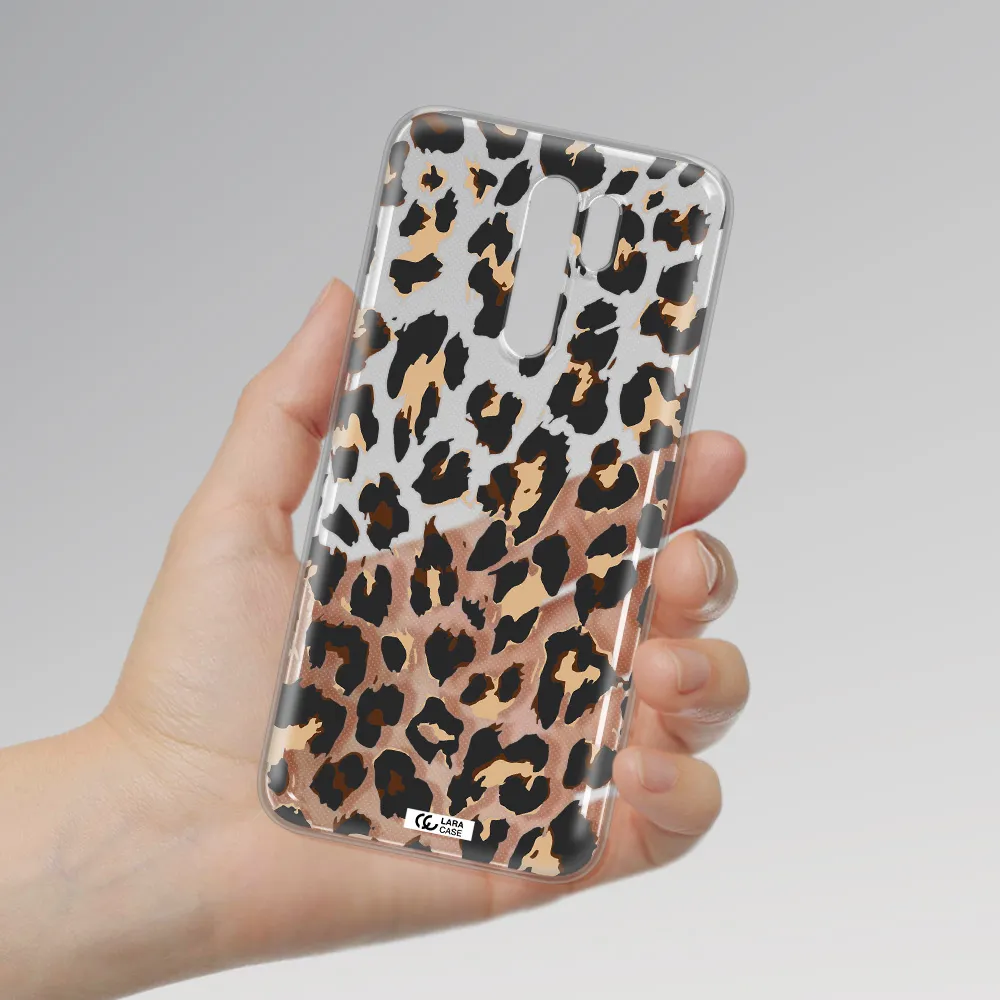 Leopard Print Xiaomi Redmi 9 Clear TPU Case