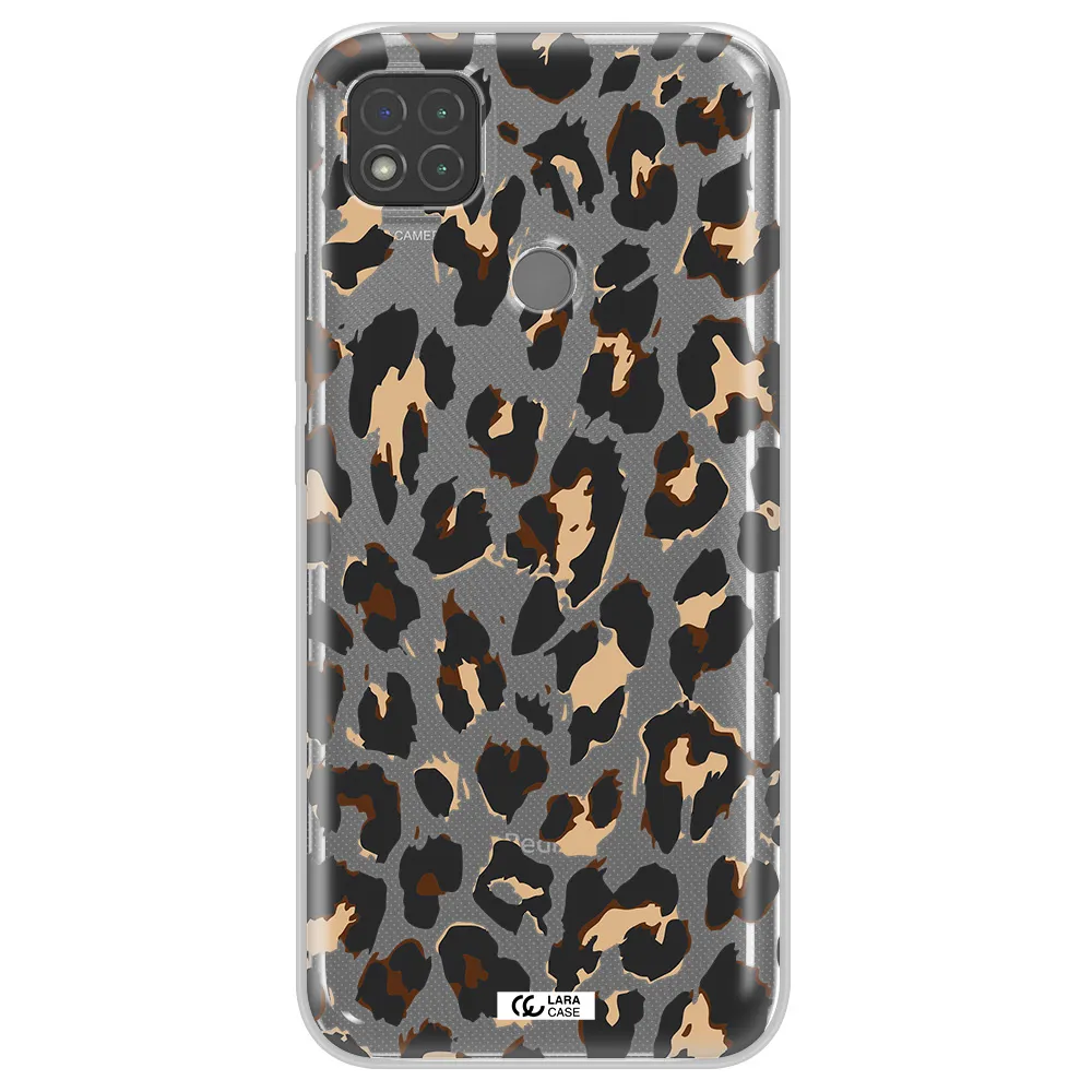 Leopard Print Xiaomi Redmi 9C Clear TPU Case