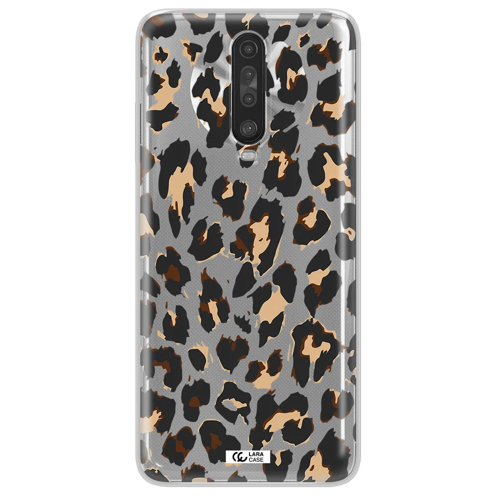 Leopard Print Xiaomi Redmi K30 Clear TPU Case