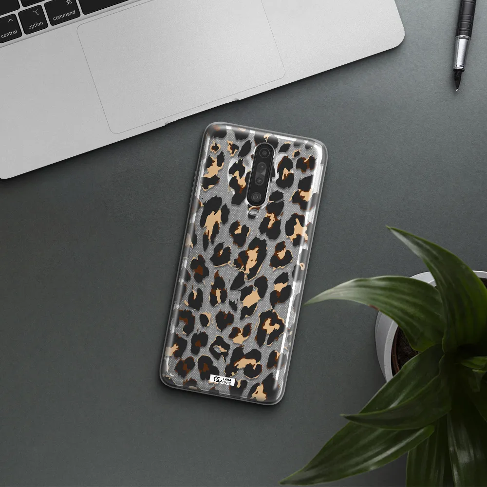 Leopard Print Xiaomi Redmi K30 Clear TPU Case