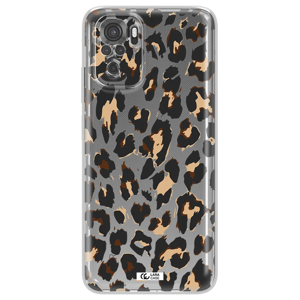 Leopard Print Xiaomi Redmi Note 10S Clear Tpu Case