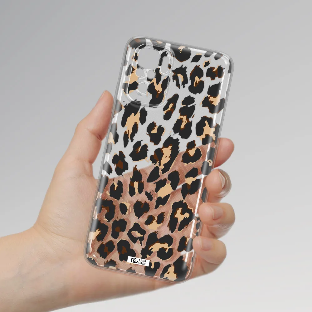 Leopard Print Xiaomi Redmi Note 10S Clear Tpu Case