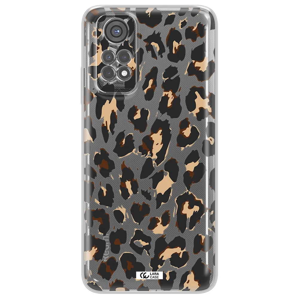 Leopard Print Xiaomi Redmi Note 11S Clear Tpu Case
