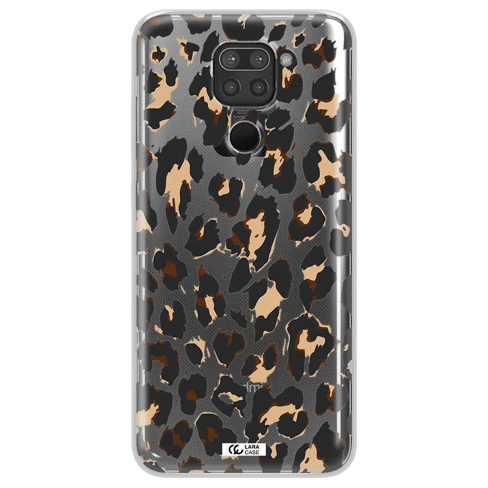 Leopard Print Xiaomi Redmi Note 9 Clear TPU Case