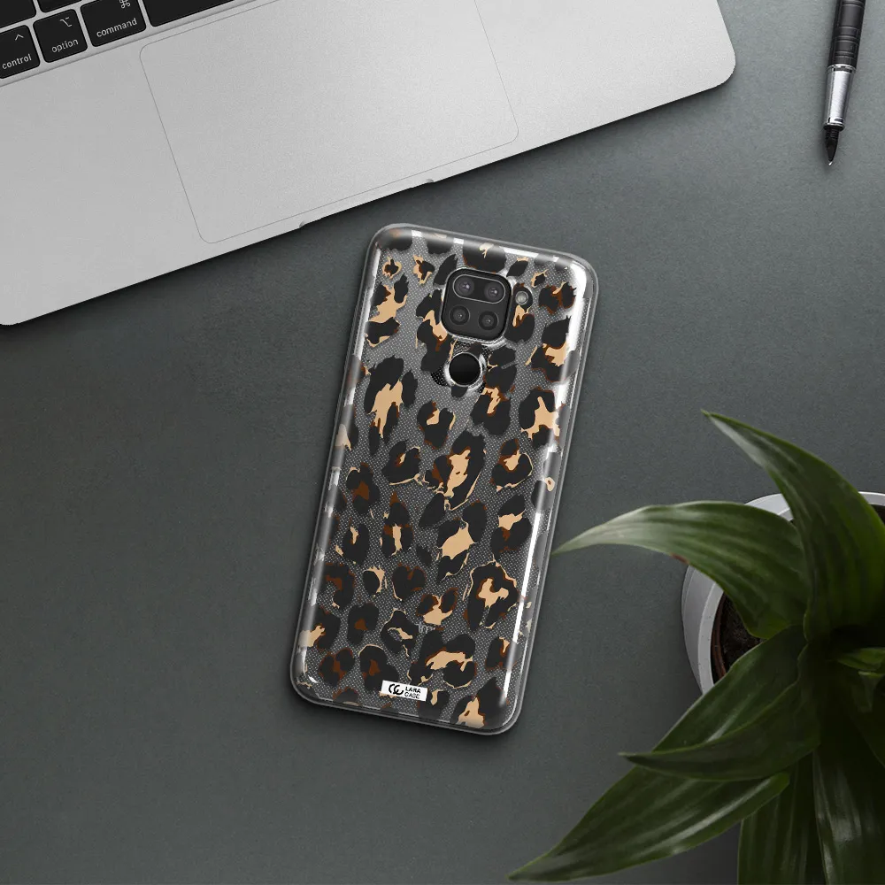 Leopard Print Xiaomi Redmi Note 9 Clear TPU Case