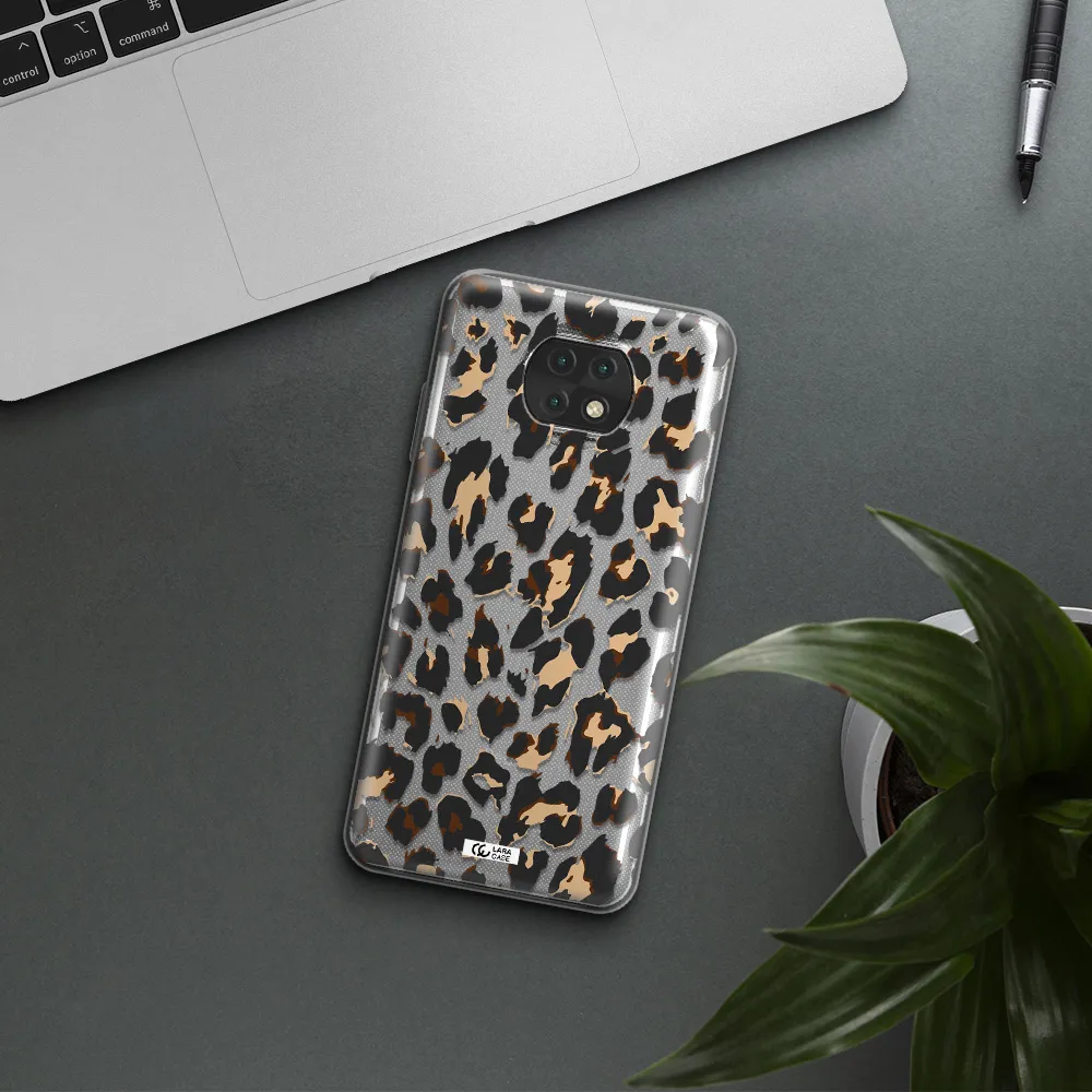 Leopard Print Xiaomi Redmi Note 9T Clear Tpu Case