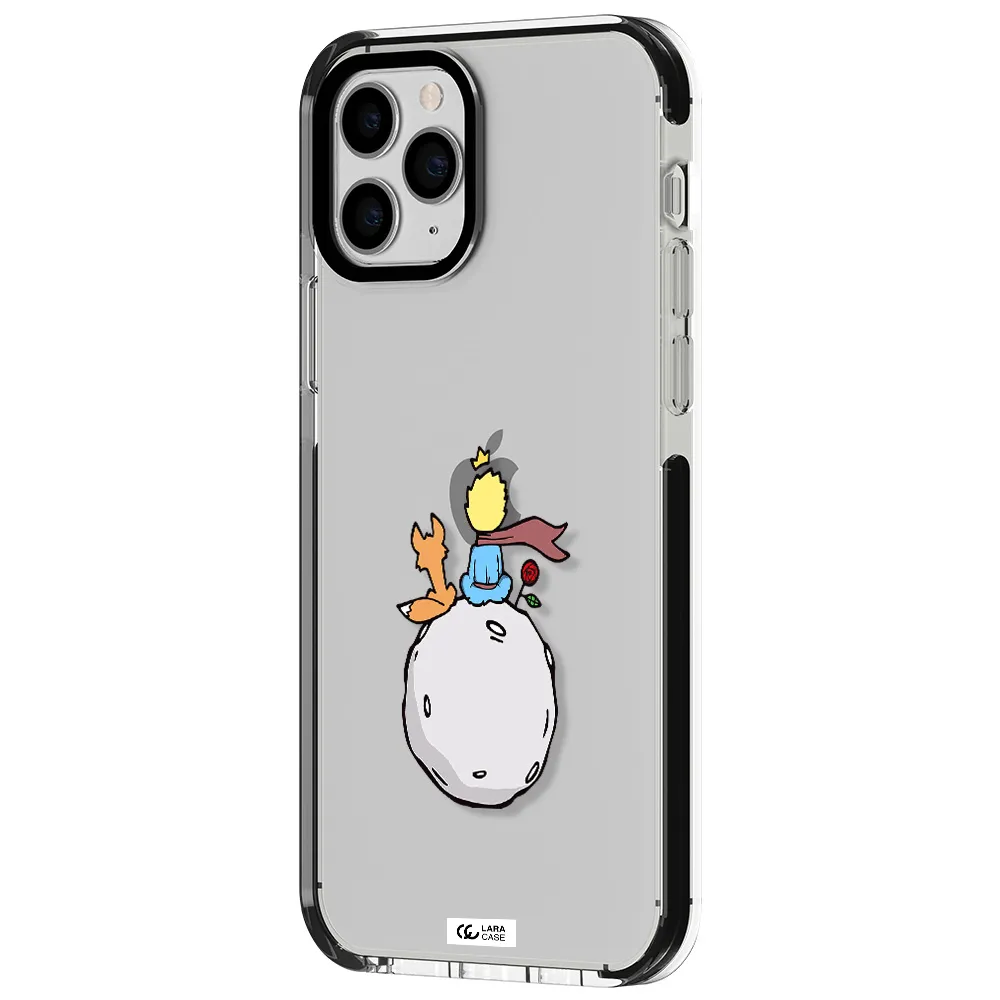 Le Petit Prince Apple iPhone 11 pro max impact black border Case