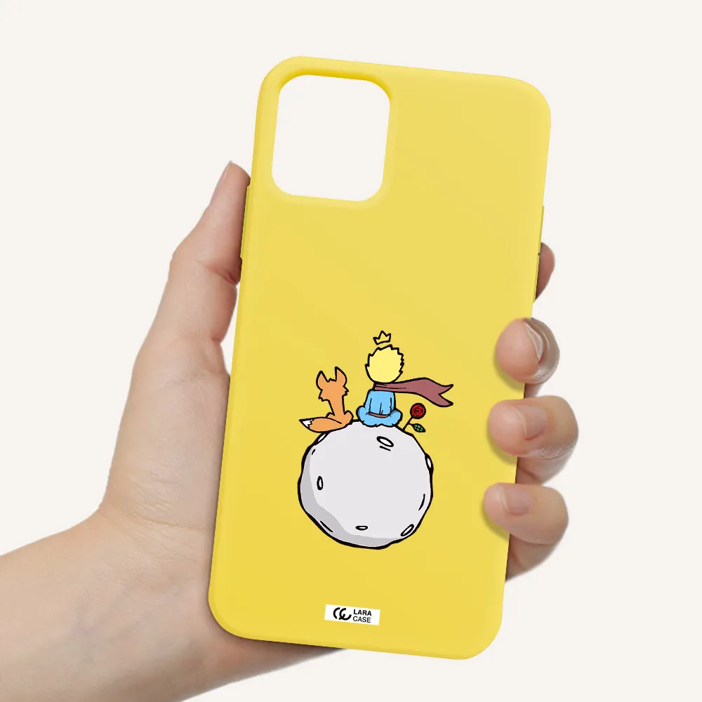 Le Petit Prince Apple iPhone 11 pro Silicone canary yellow Case