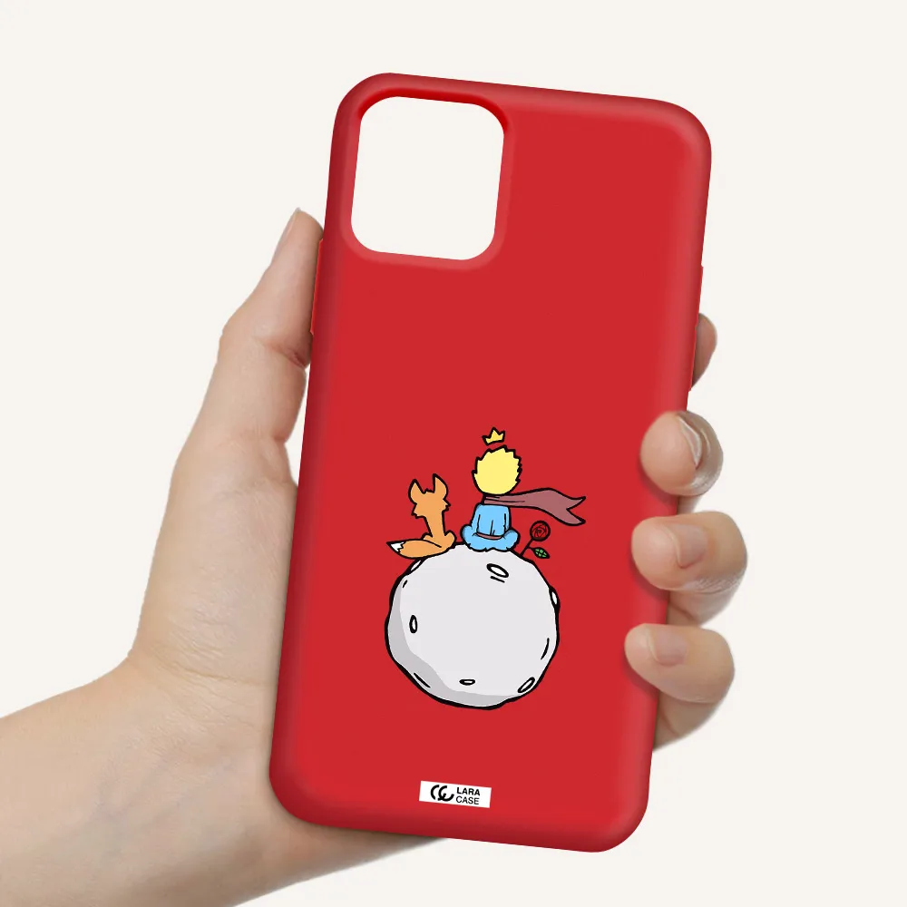 Le Petit Prince Apple iPhone 11 pro Silicone Imperial Red Case