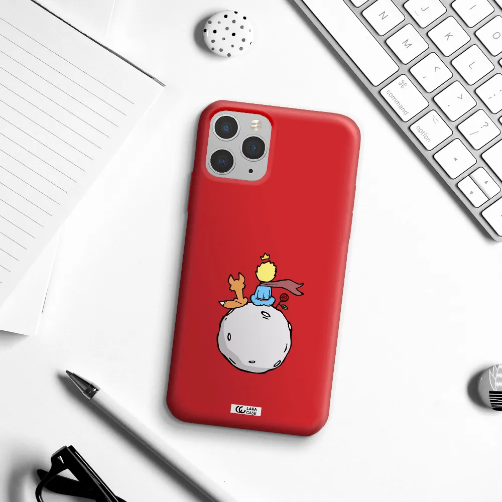 Le Petit Prince Apple iPhone 11 pro Silicone Imperial Red Case