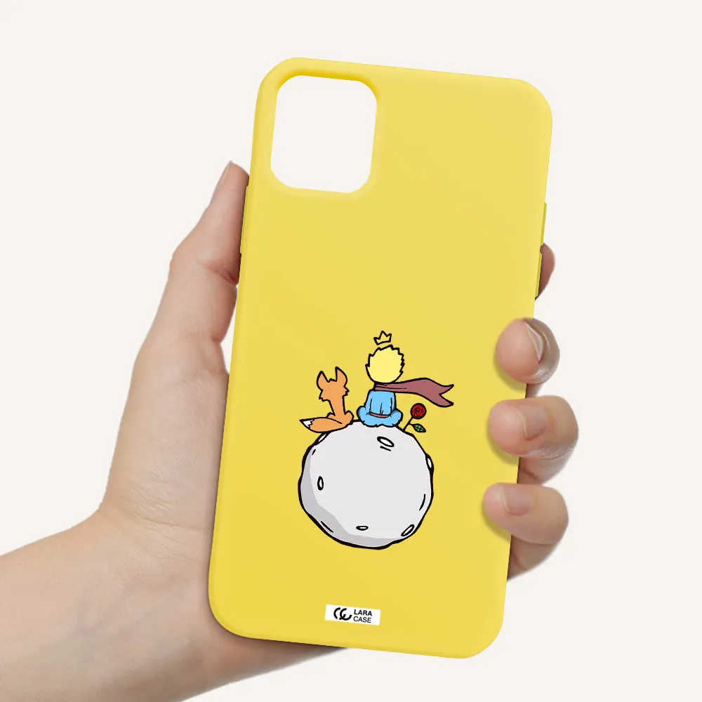 Le Petit Prince Apple iPhone 11 Silicone canary yellow Case