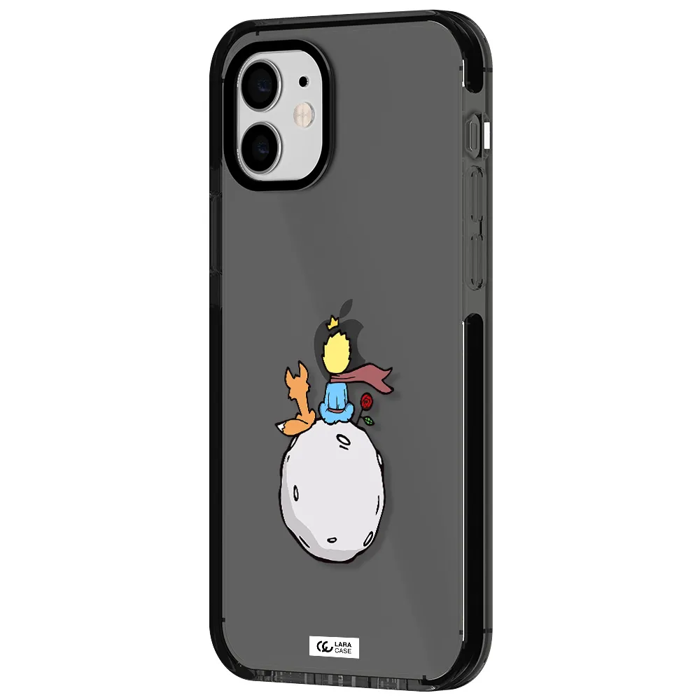 Le Petit Prince Apple iPhone 12 impact Smoke Black Case