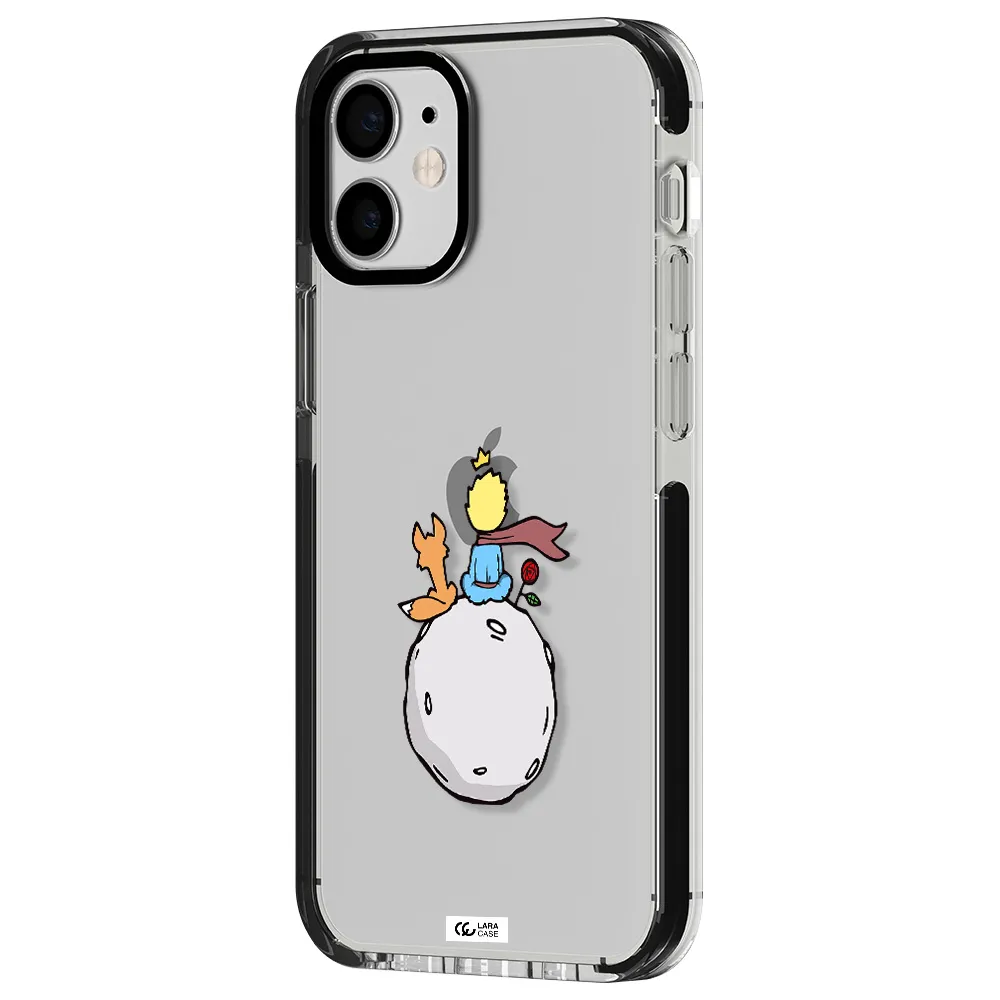 Le Petit Prince Apple iPhone 12 mini impact black border Case