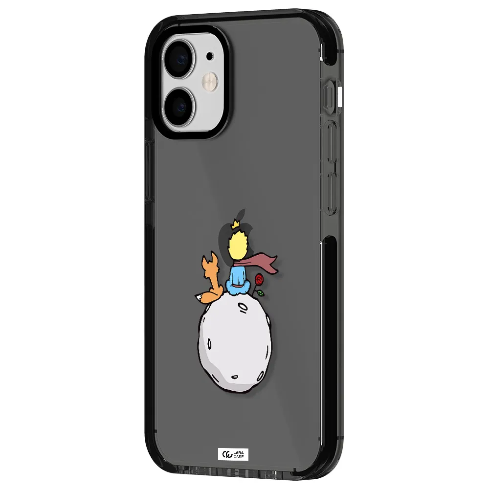 Le Petit Prince Apple iPhone 12 mini impact Smoke Black Case