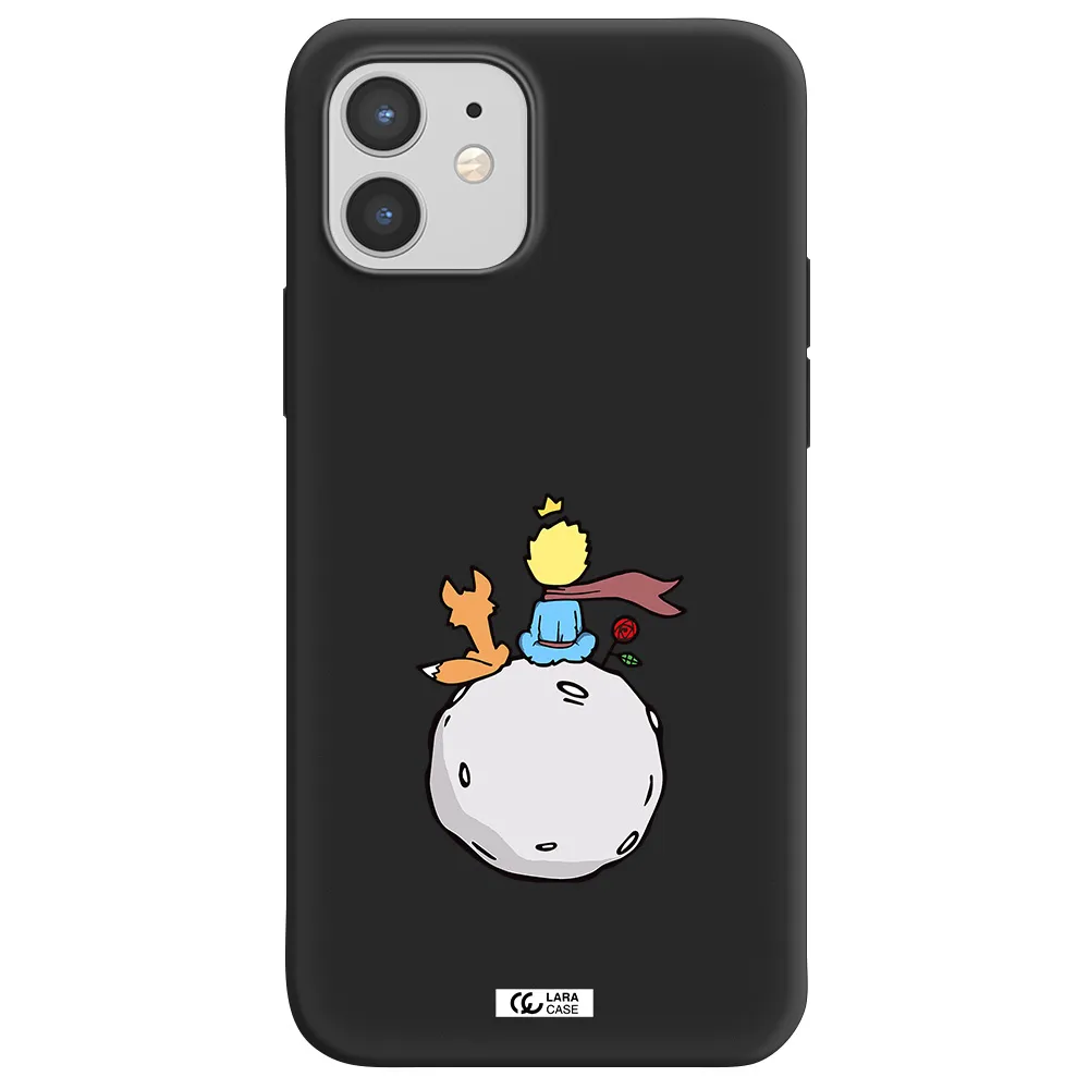 Le Petit Prince Apple iPhone 12 mini Silicone black Case