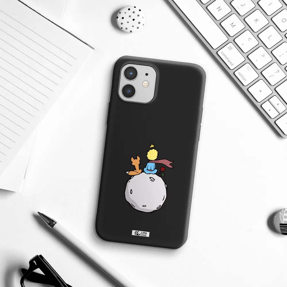Le Petit Prince Apple iPhone 12 mini Silicone black Case