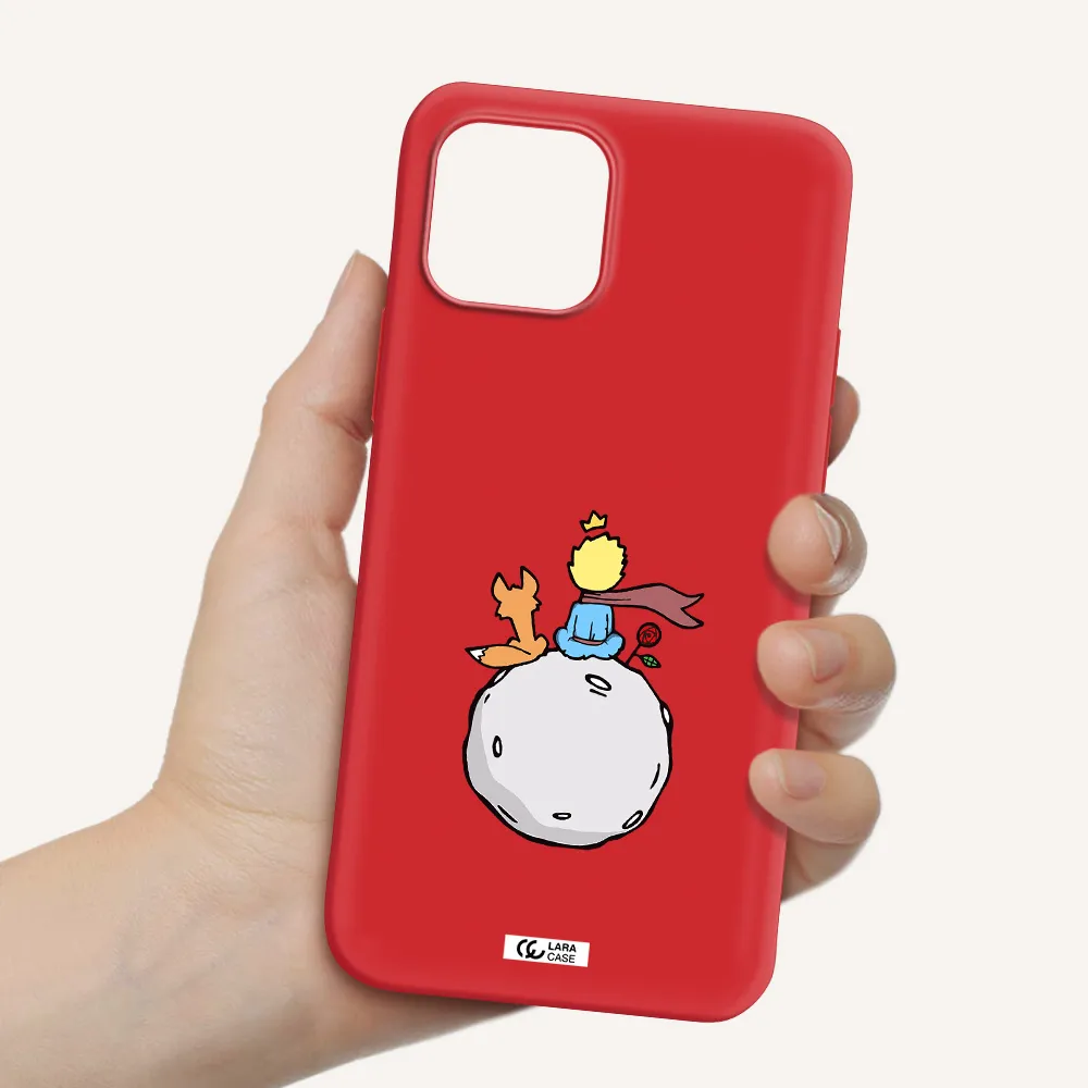 Le Petit Prince Apple iPhone 12 mini Silicone Imperial Red Case