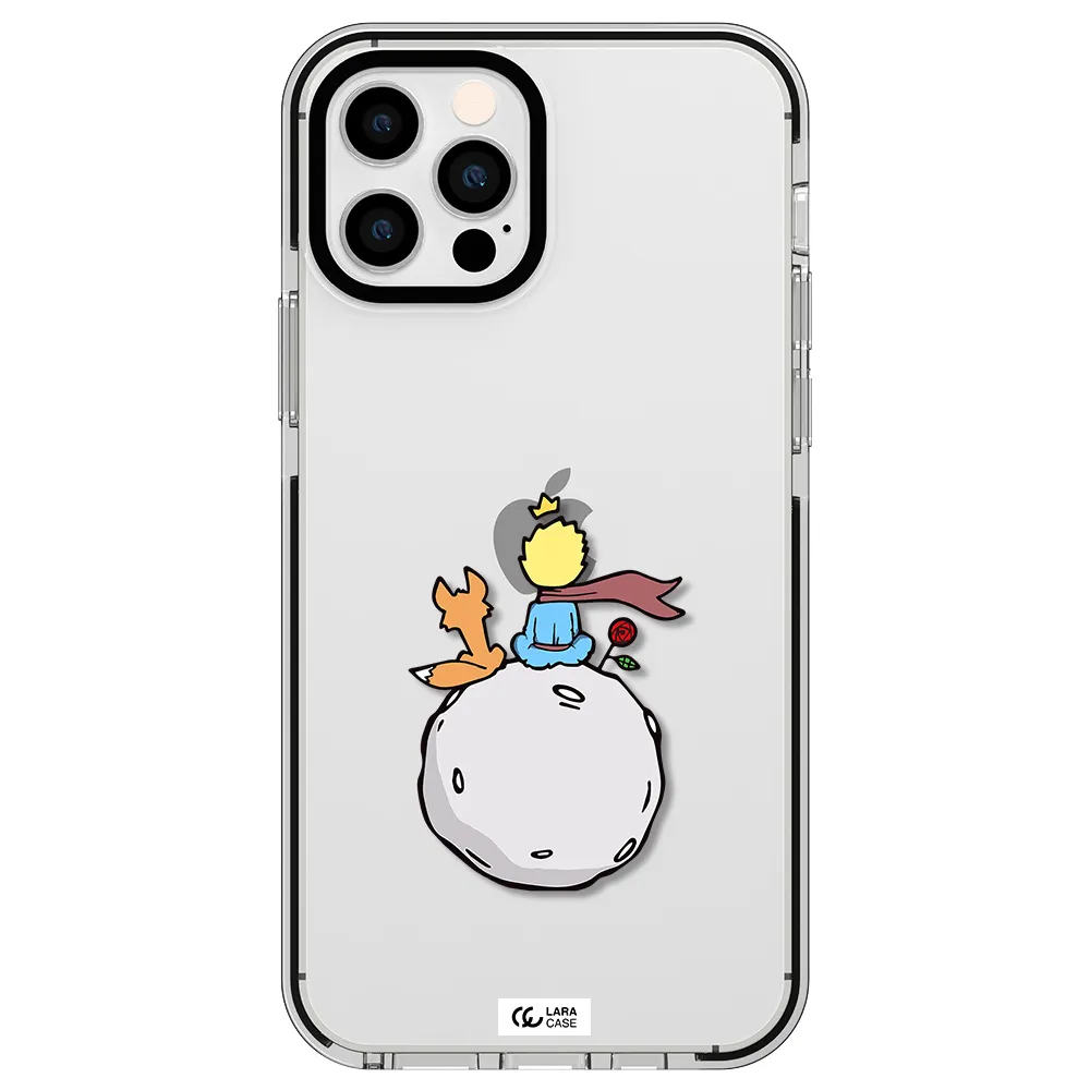 Le Petit Prince Apple iPhone 12 pro impact black border Case