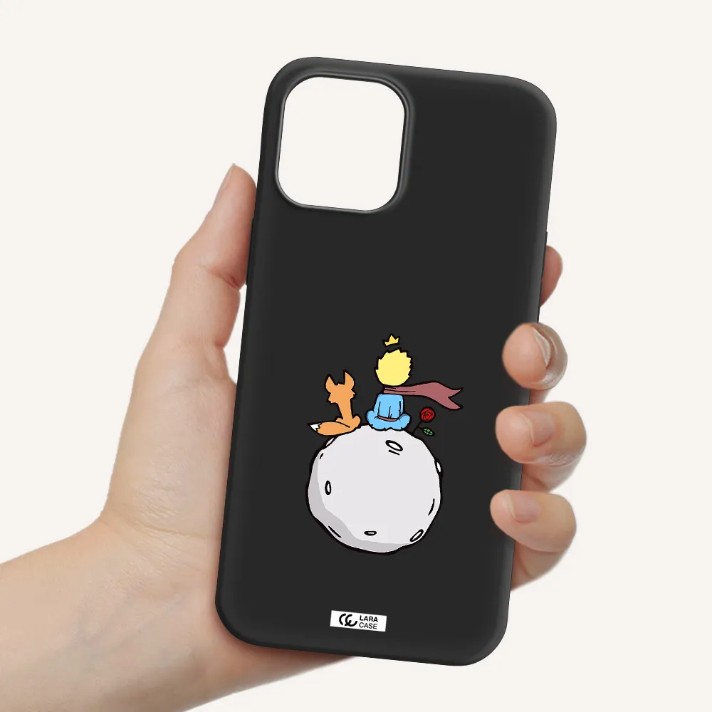 Le Petit Prince Apple iPhone 12 pro max Silicone black Case