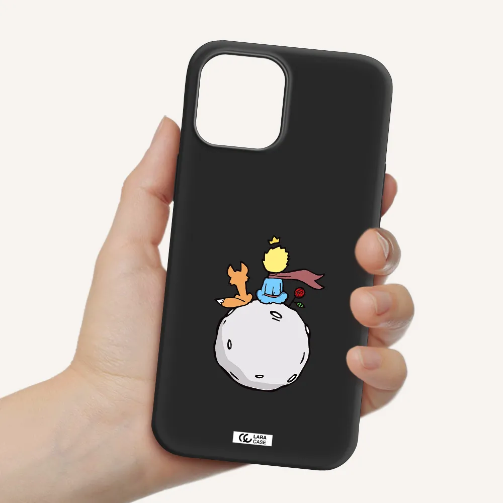 Le Petit Prince Apple iPhone 12 pro Silicone black Case