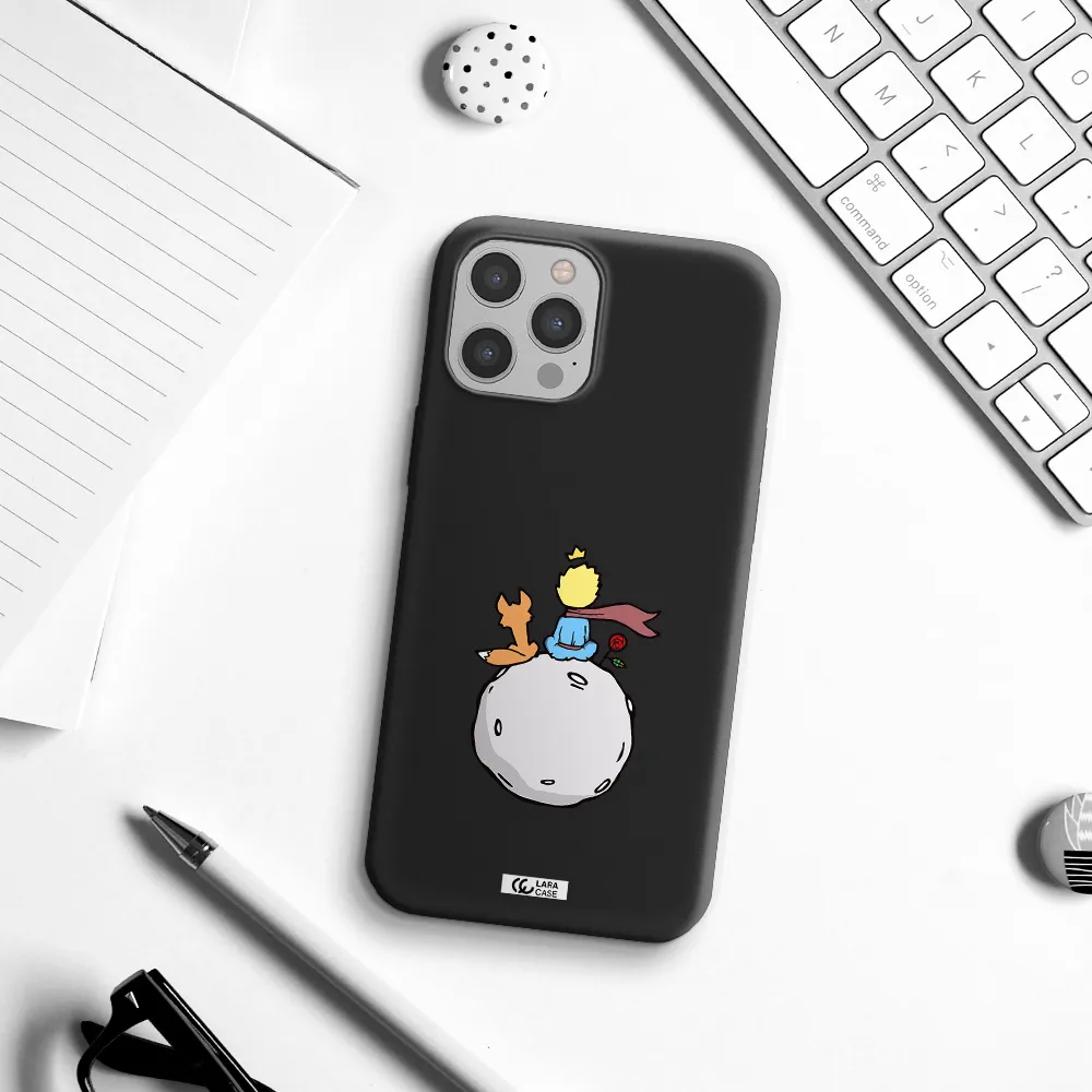 Le Petit Prince Apple iPhone 12 pro Silicone black Case