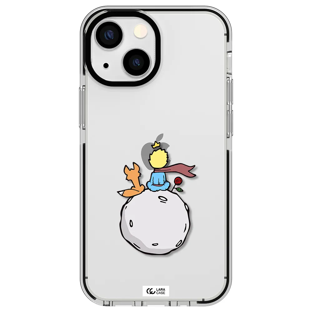 Le Petit Prince Apple iPhone 13 mini impact black border Case