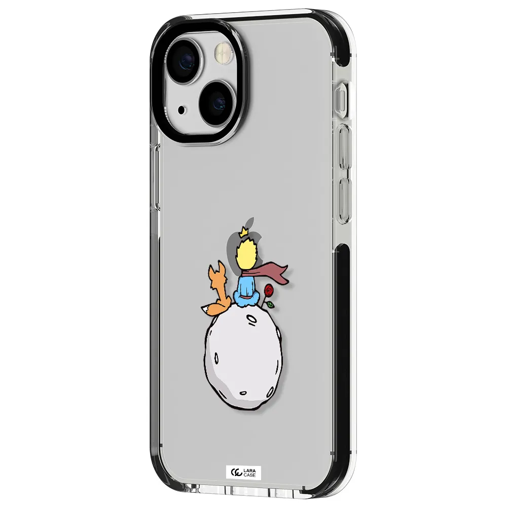 Le Petit Prince Apple iPhone 13 mini impact black border Case
