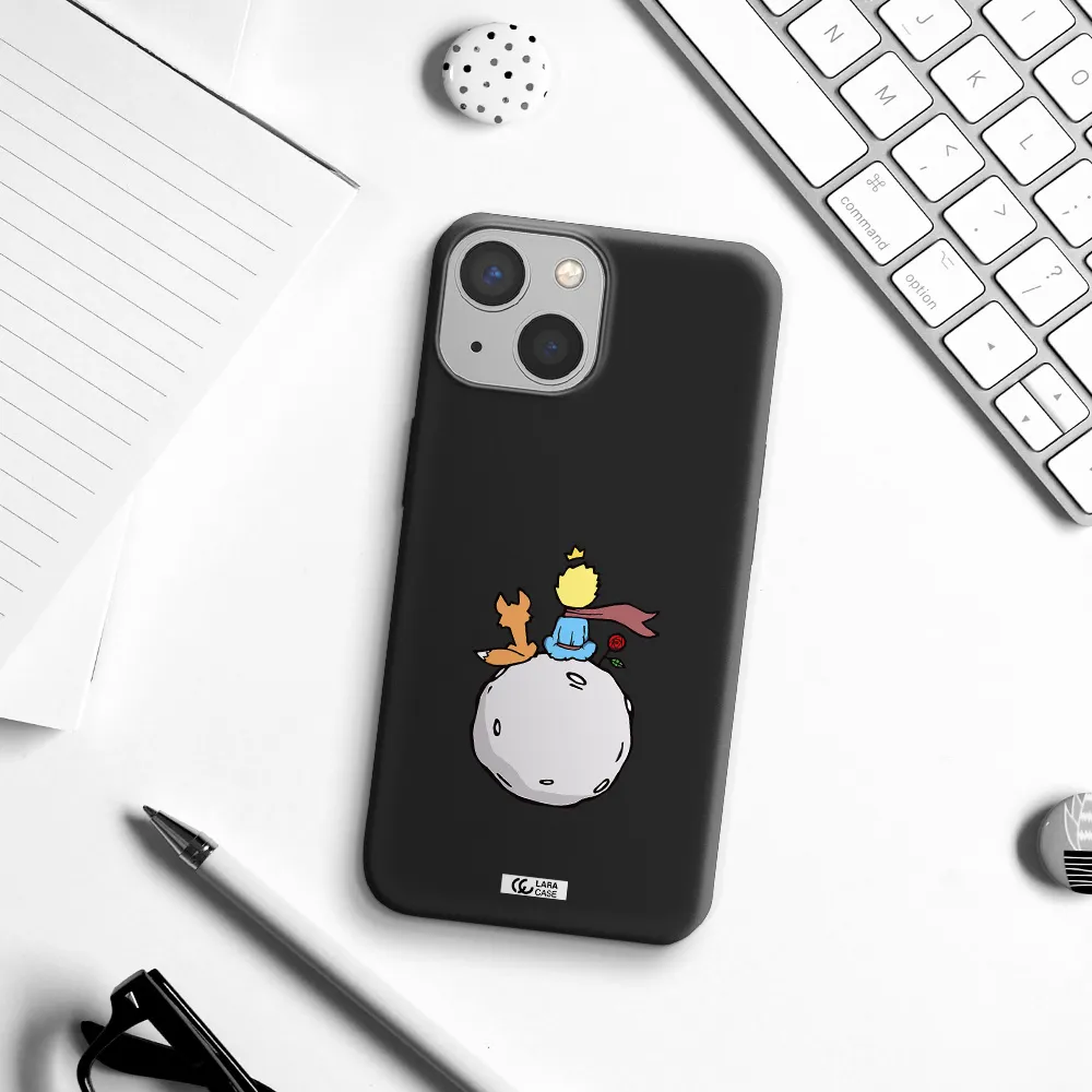 Le Petit Prince Apple iPhone 13 mini Silicone black Case