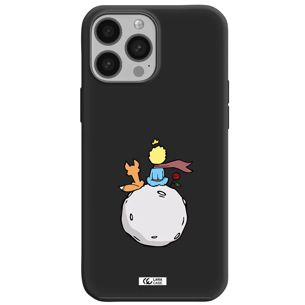 Le Petit Prince Apple iPhone 13 Pro Max Silicone black Case