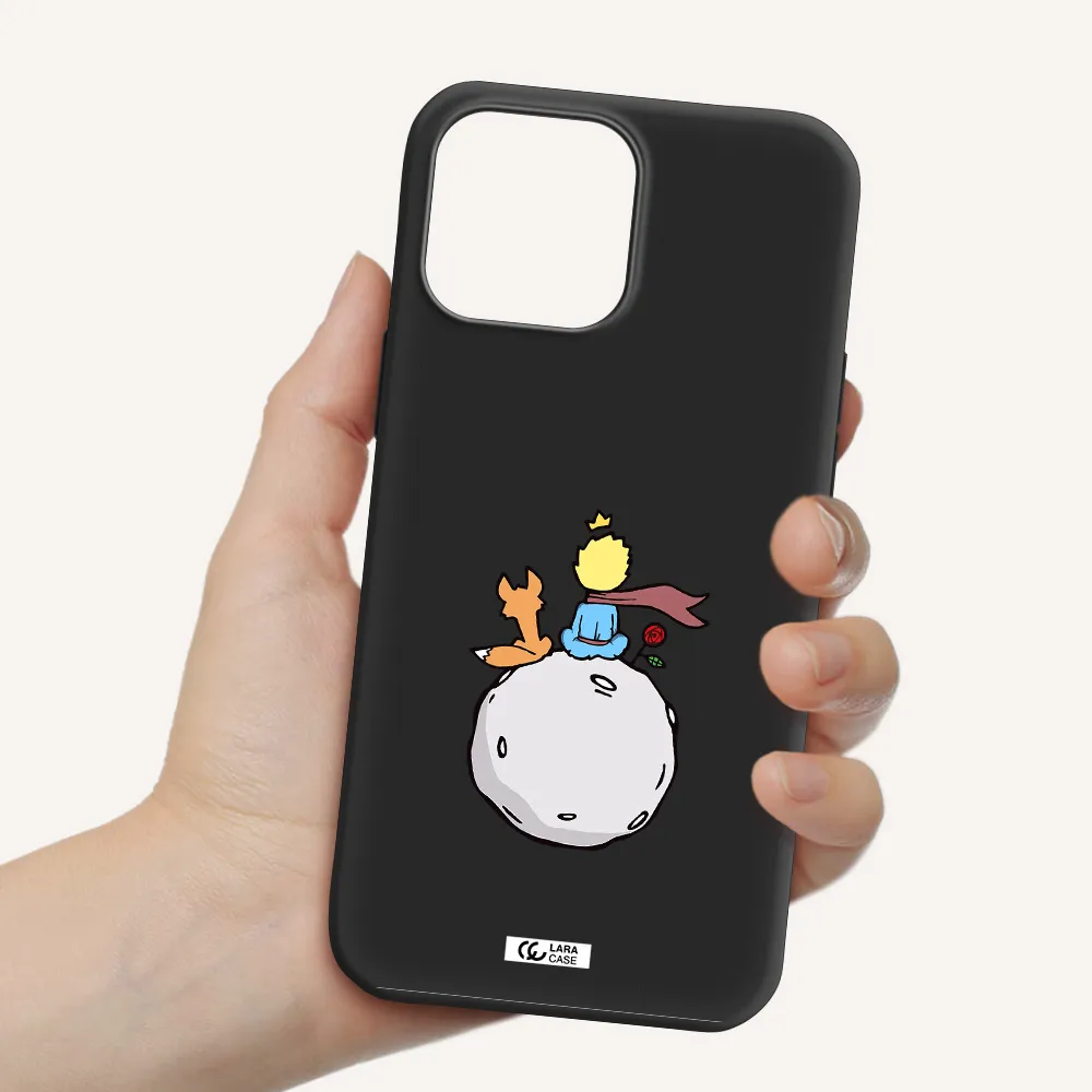 Le Petit Prince Apple iPhone 13 Pro Max Silicone black Case